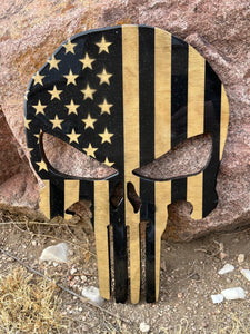 Black and Gold Punisher 18"